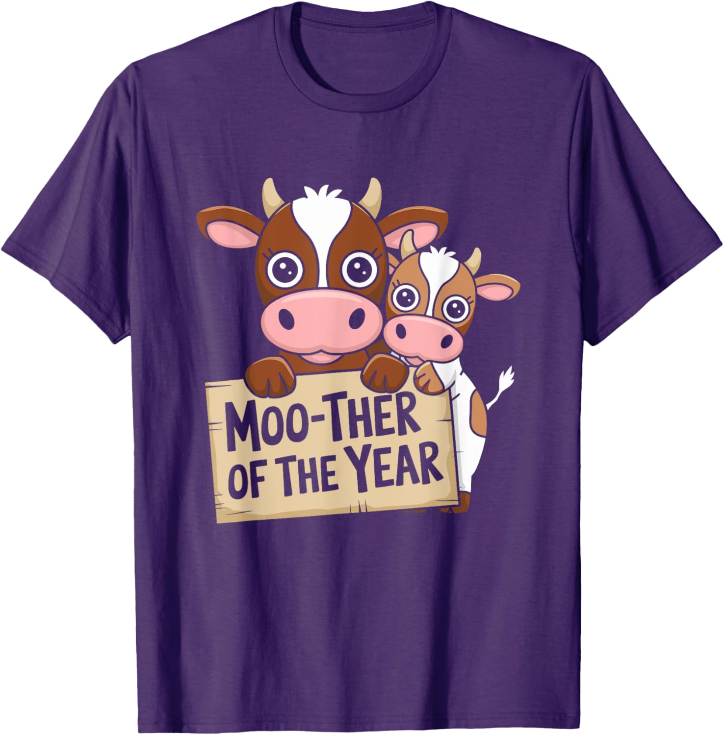 Cow Mom of the Year Funny T-Shirt for Farm Moms - Perfect Mother's Day Gift - 6