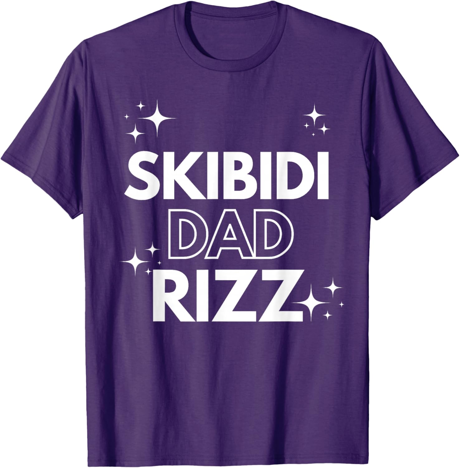 Funny Father's Day Skibidi Dad Rizz T-Shirt for Middle School Dads - 2