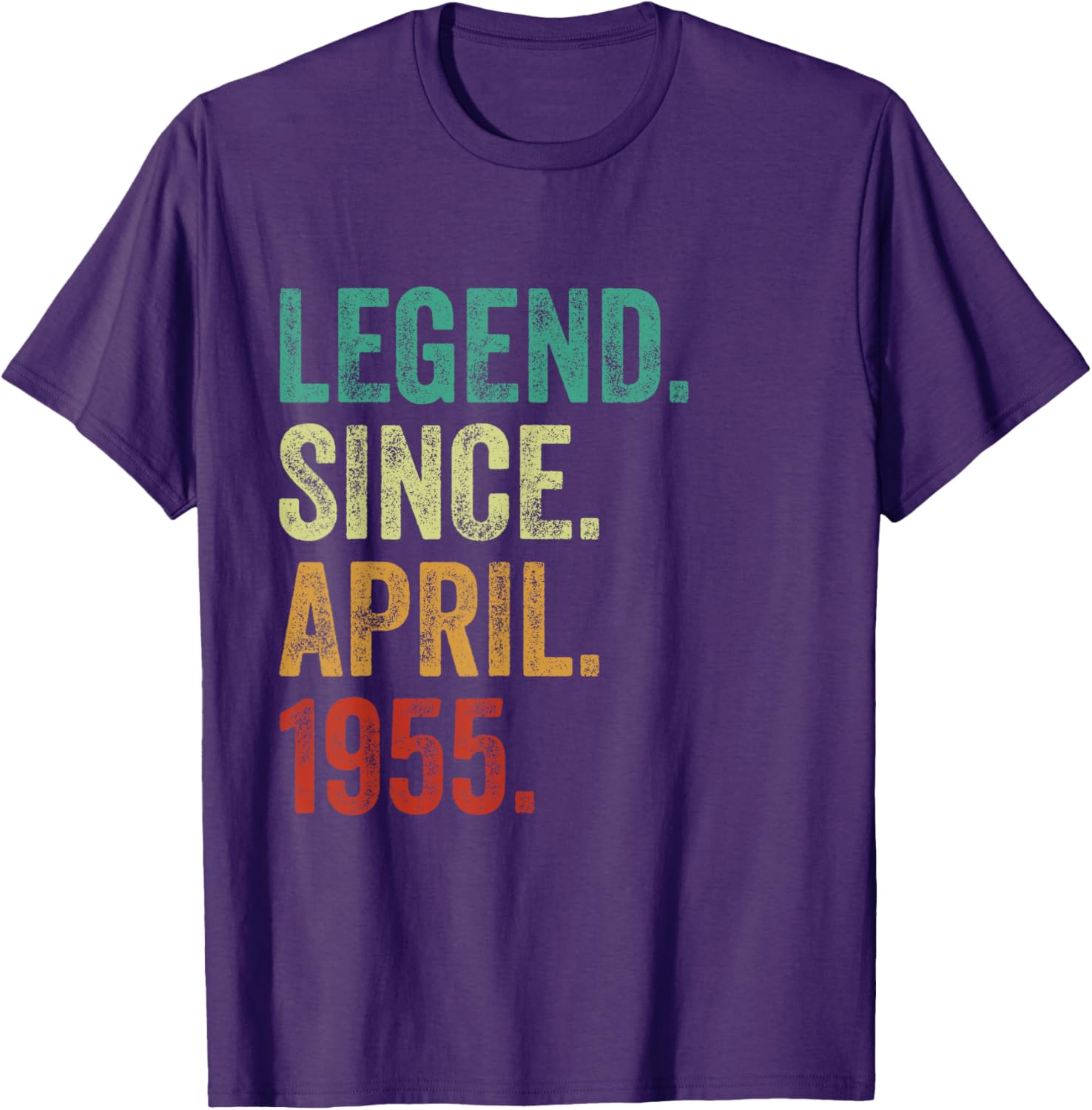 70 Years Old Legend Since April 1955 70th Birthday T-Shirt Gift - 2