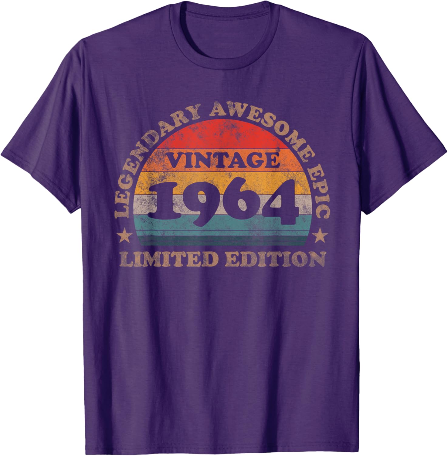 Vintage 1964 61st Birthday Limited Edition T-Shirt for Men and Women - 6