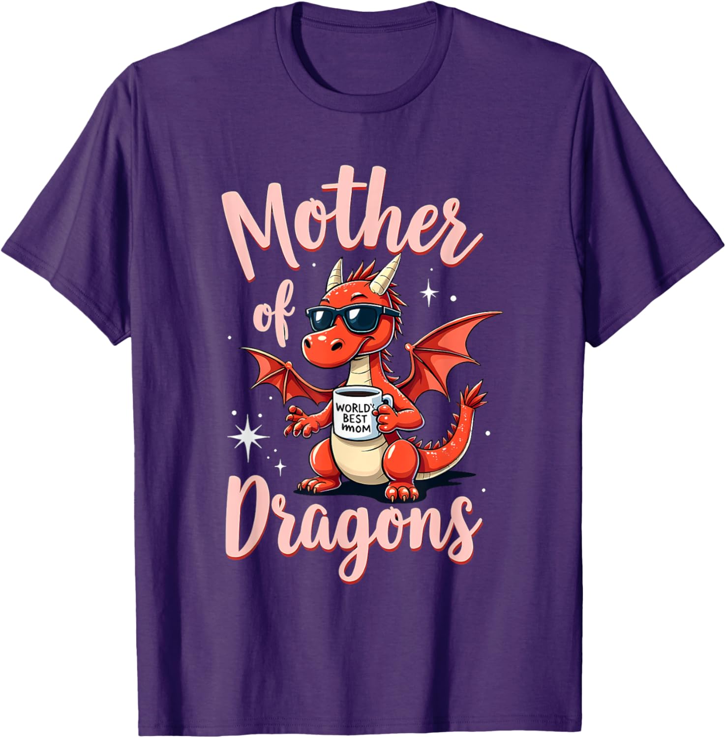 Mother's Day Gift Mother of Dragons T-Shirt for Proud Moms - 2