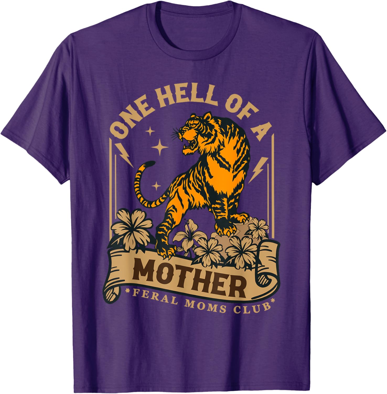 Feral Moms Club Tiger T-Shirt for Happy Mother's Day Celebration - 10