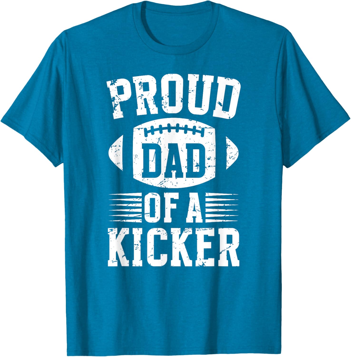 Proud Dad of a Football Kicker T-Shirt for Supportive Fathers - 10