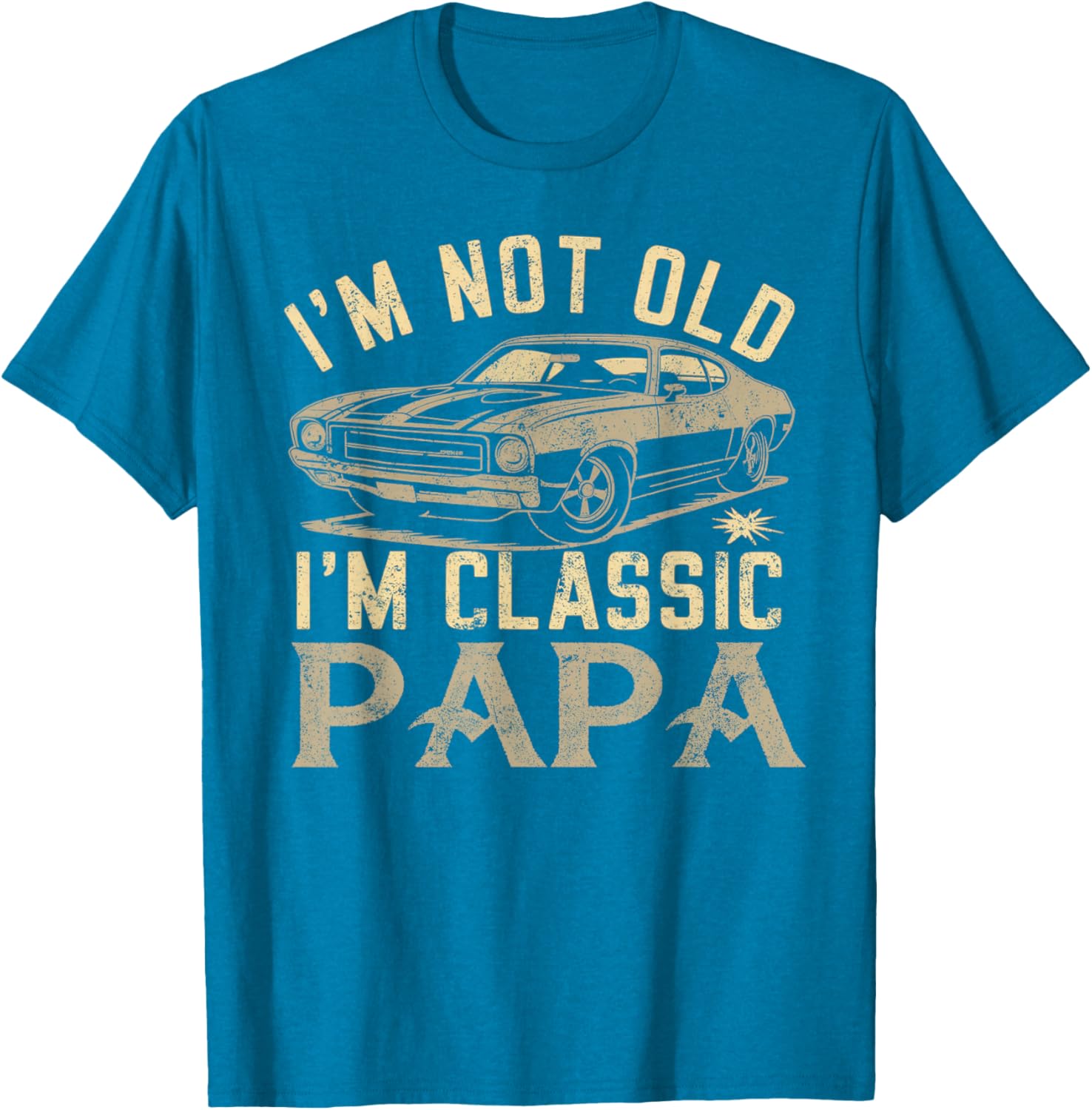 Funny Classic Papa T-Shirt - Perfect Fathers Day Gift for Dad - 14