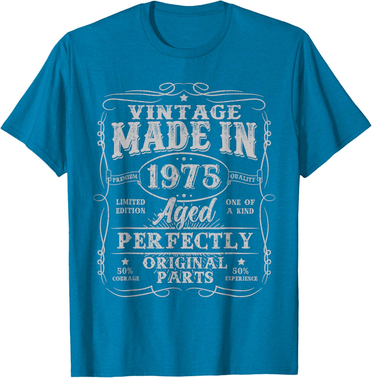 Vintage 50th Birthday T-Shirt for Men Made in 1975 Unique Gift - 2
