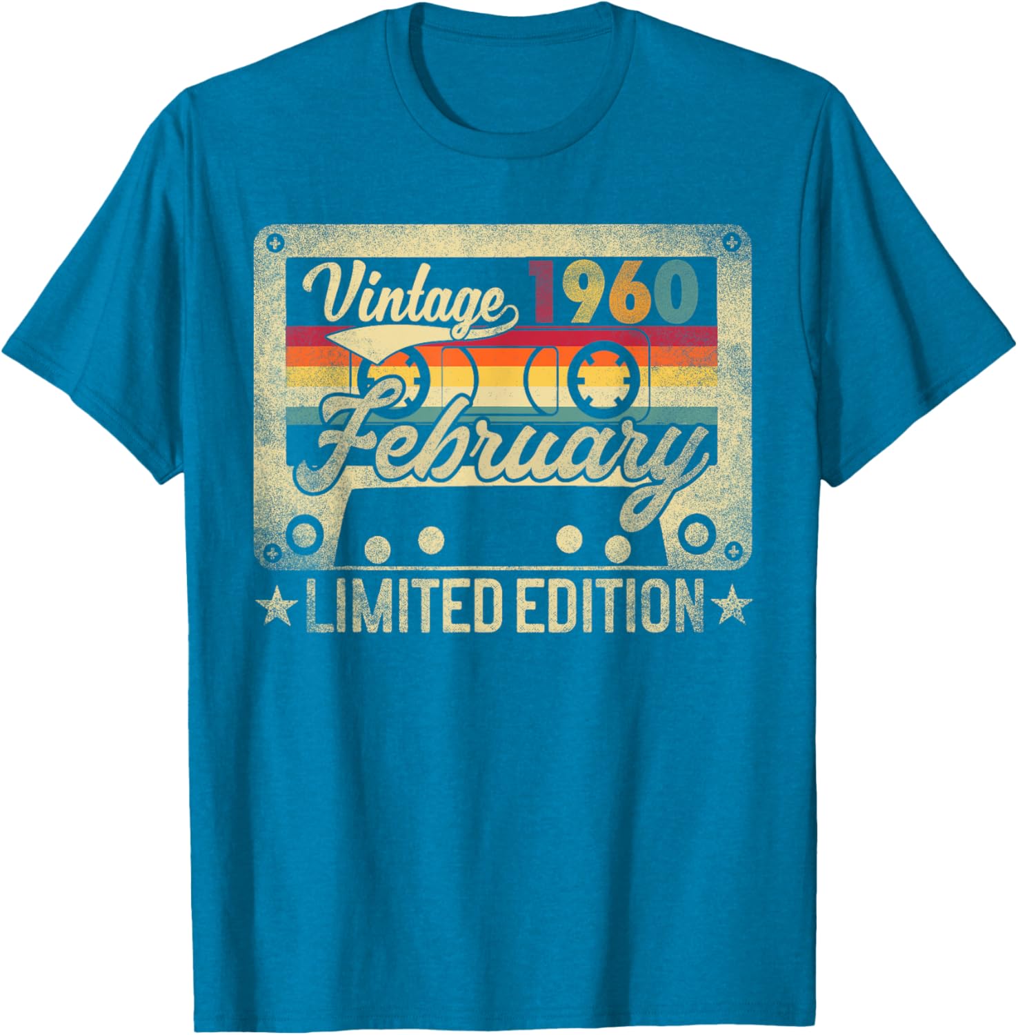 Funny Retro Vintage February 1960 Birthday T-Shirt for Nostalgic Celebrations - 20