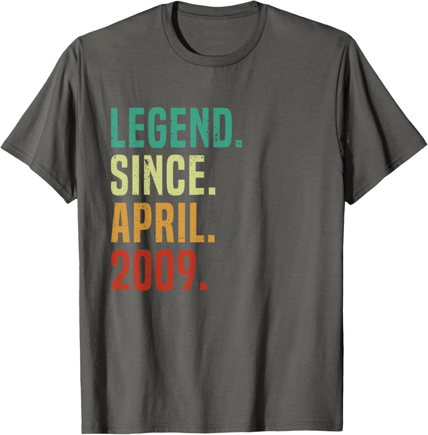 16 Years Old Legend Since April 2009 Birthday T-Shirt for Teens - 10