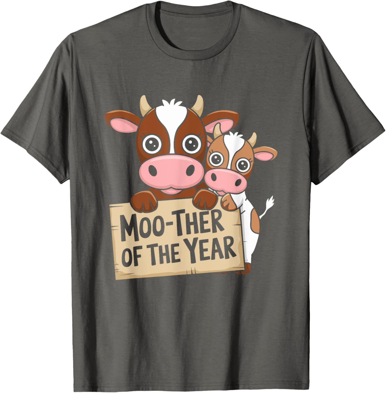 Cow Mom of the Year Funny T-Shirt for Farm Moms - Perfect Mother's Day Gift - 1