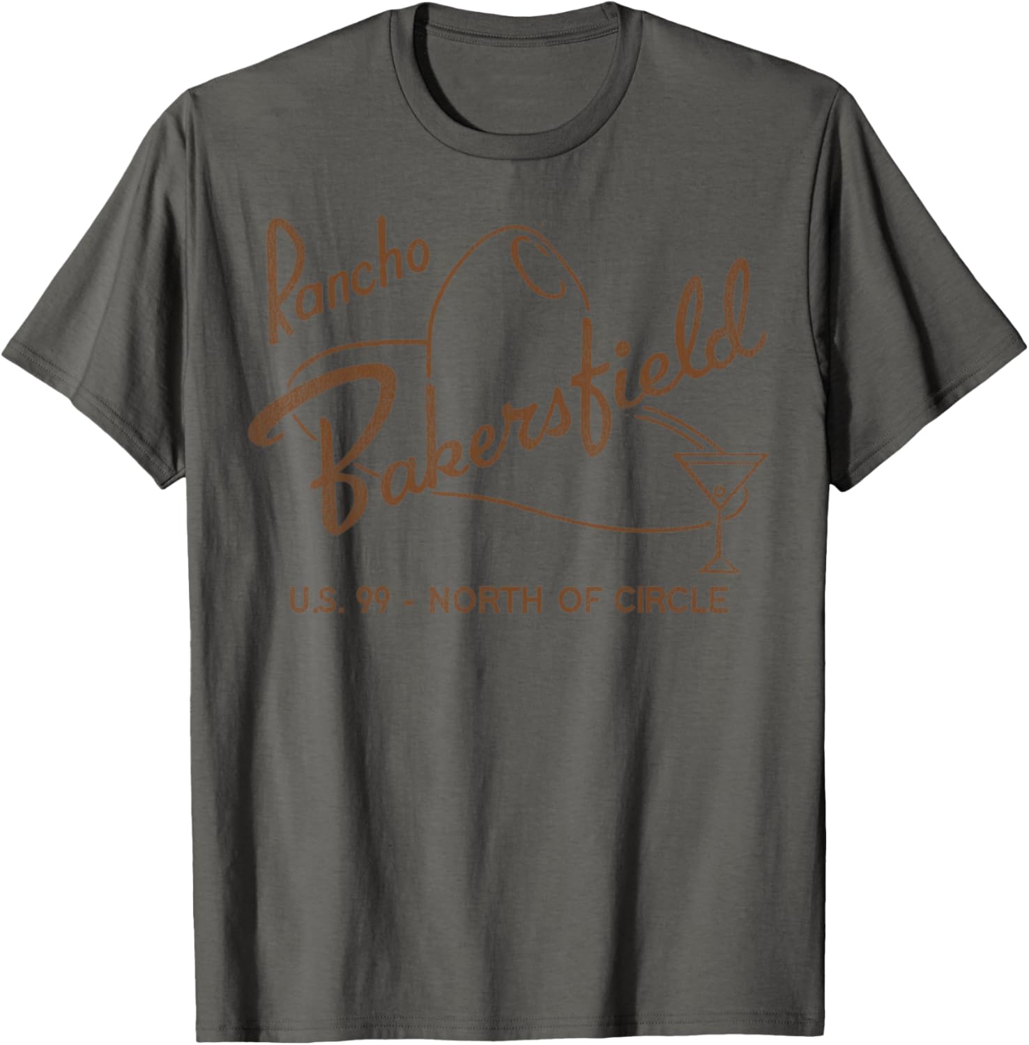 Vintage Rancho Bakersfield Retro Motel T-Shirt for California Lovers - 1