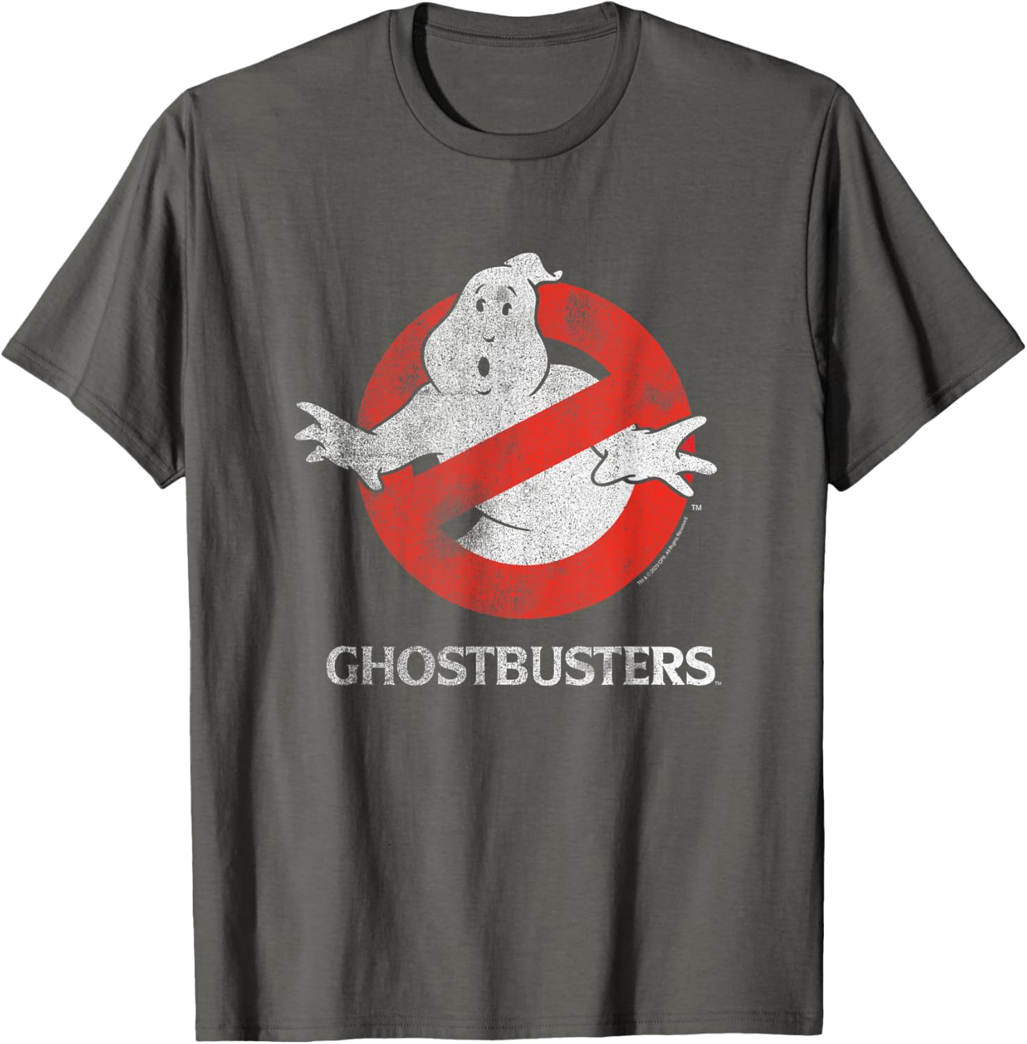 Ghostbusters Vintage Distressed Logo T-Shirt for Retro Movie Fans - 1
