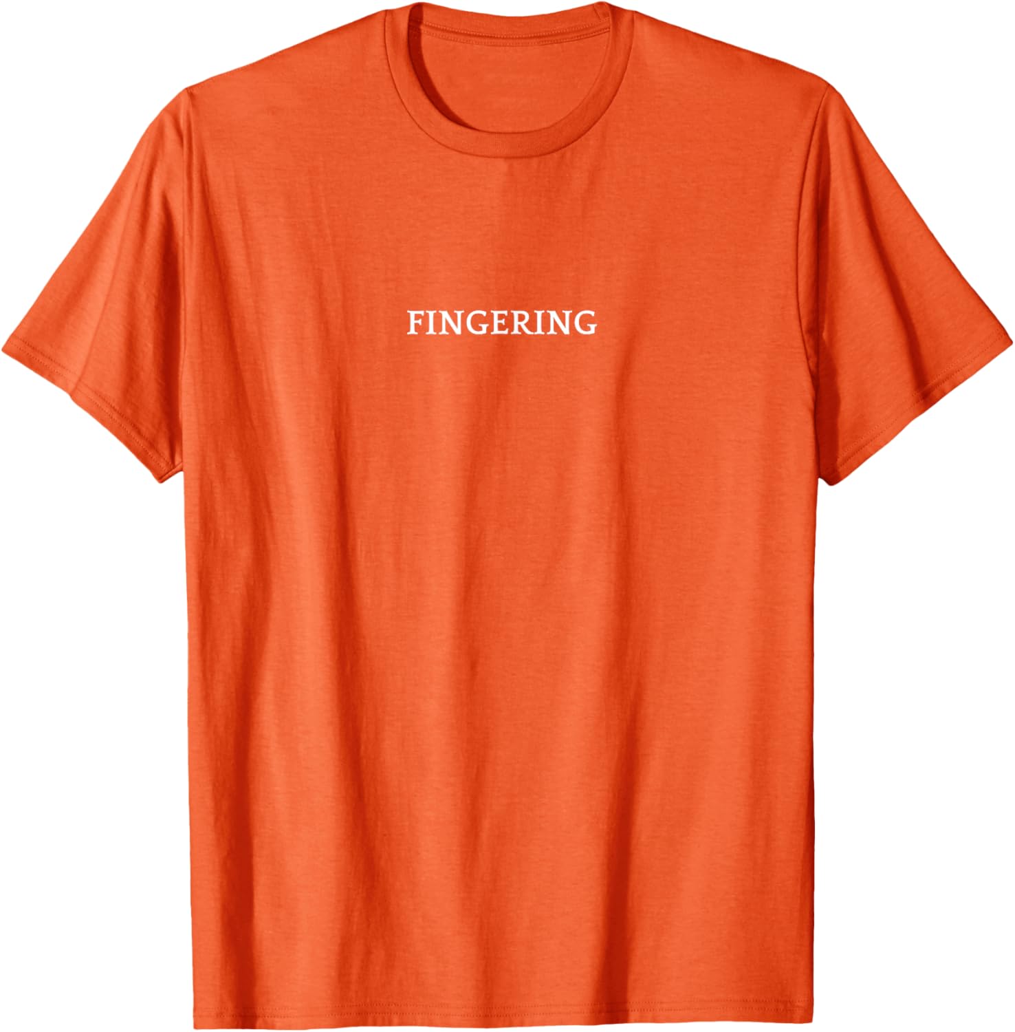 FINGERING English Word T-Shirt Stylish Apparel for Fun Fashion Enthusiasts - 2