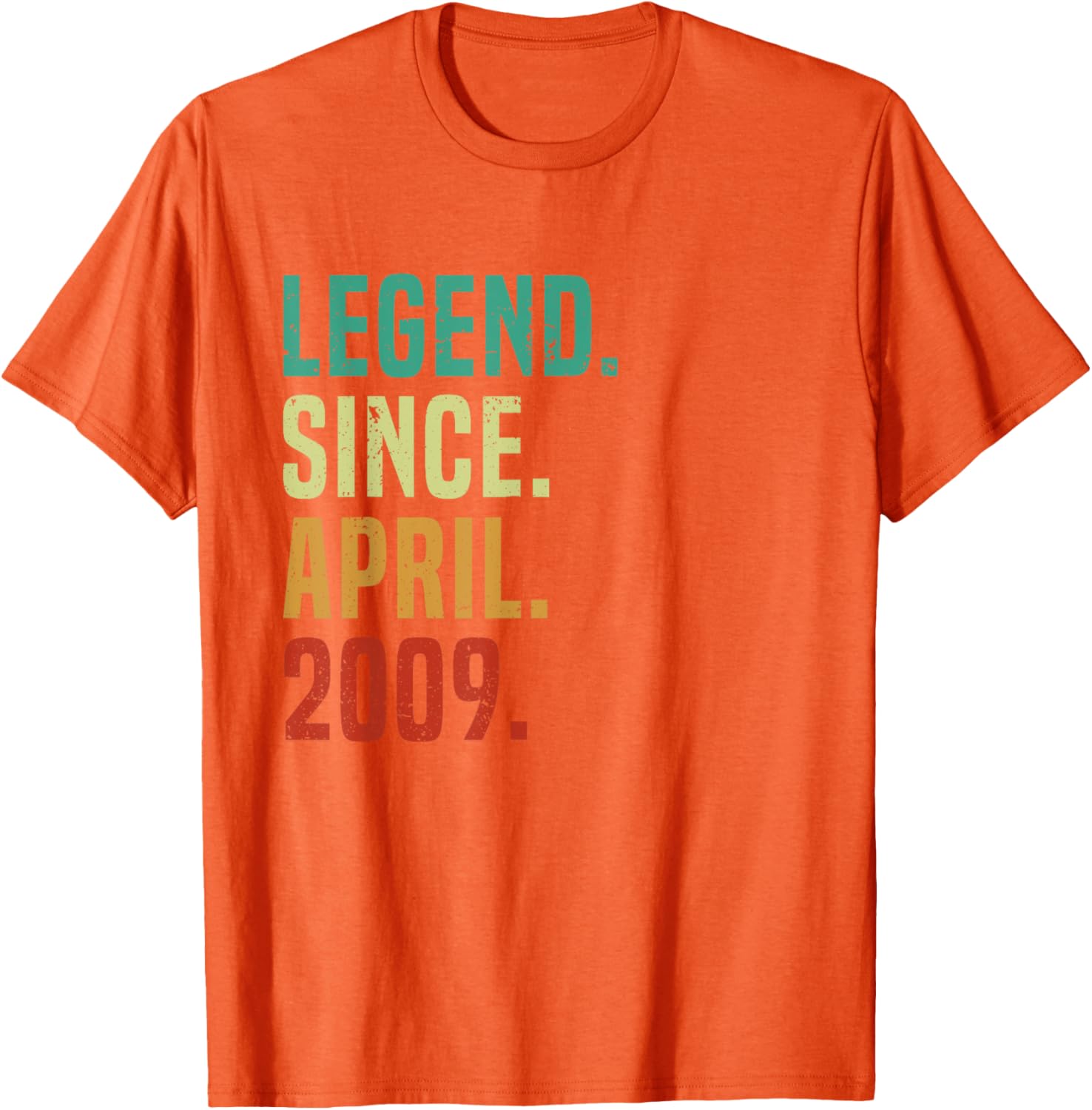 16 Years Old Legend Since April 2009 Birthday T-Shirt for Teens - 4