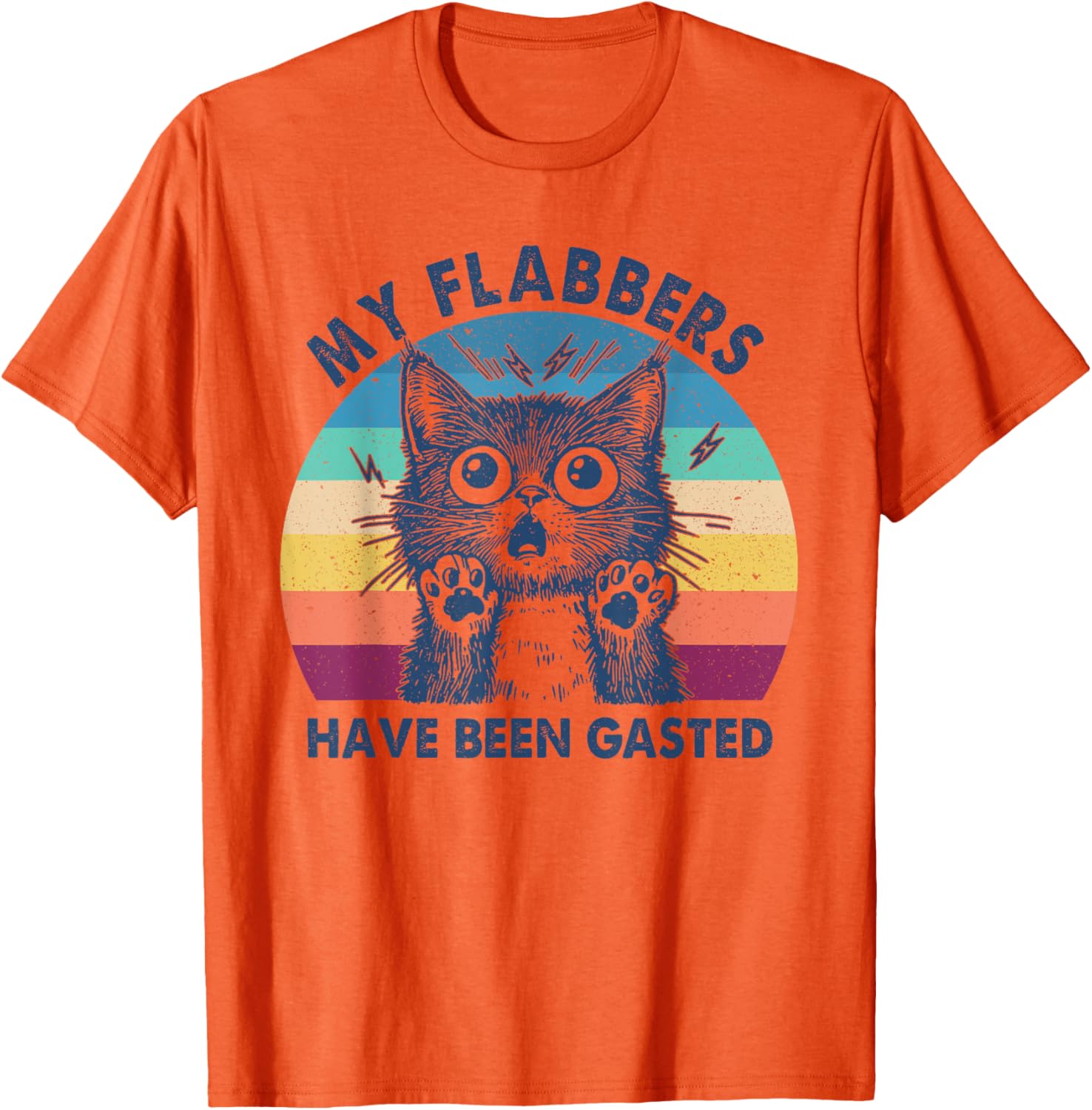 Flabbergasted Cat Meme T-Shirt for Men and Women - Funny Graphic Tee - 8