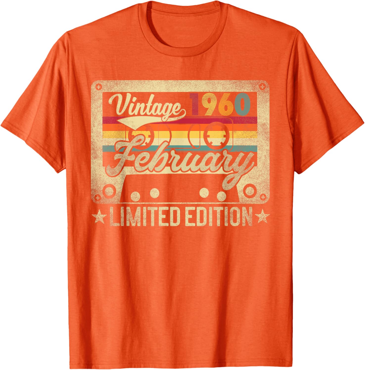 Funny Retro Vintage February 1960 Birthday T-Shirt for Nostalgic Celebrations - 10
