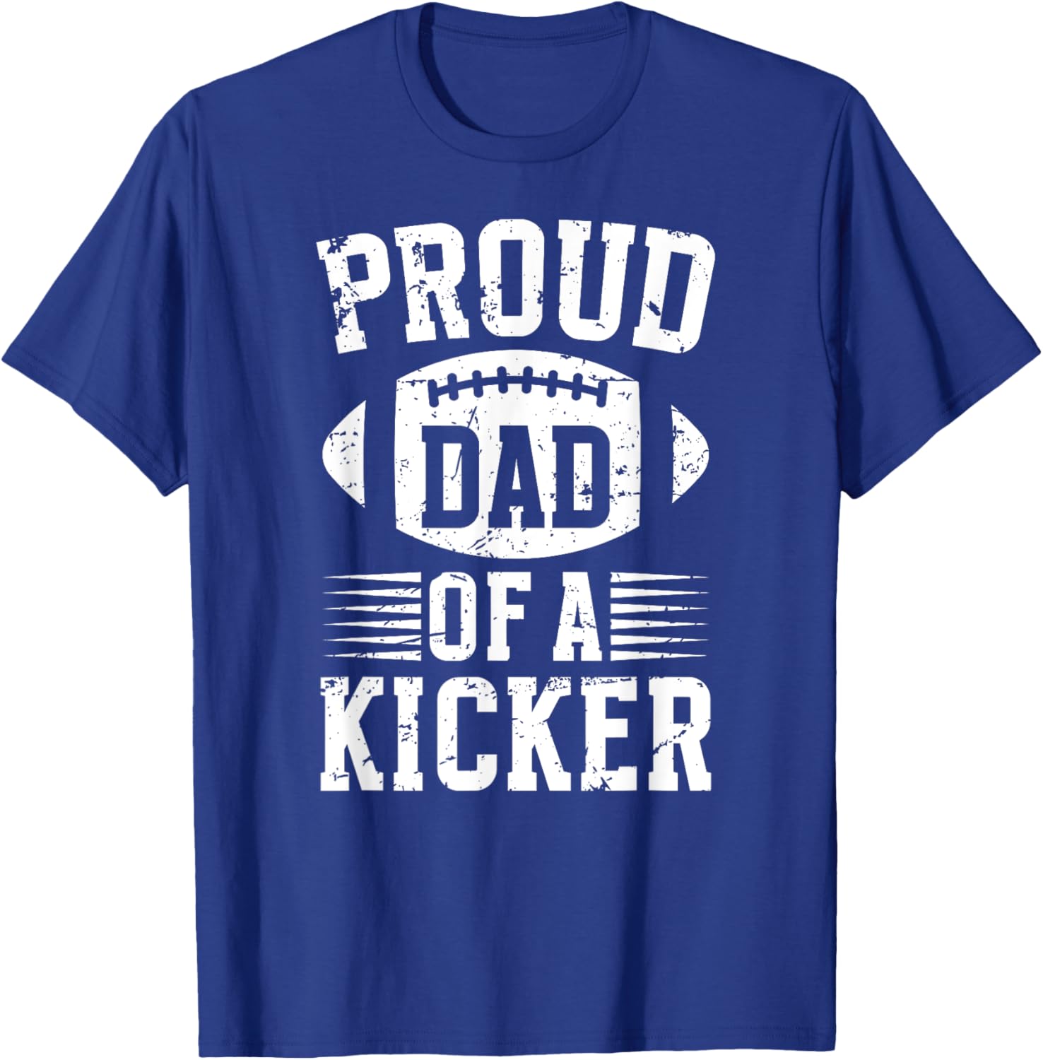 Proud Dad of a Football Kicker T-Shirt for Supportive Fathers - 2