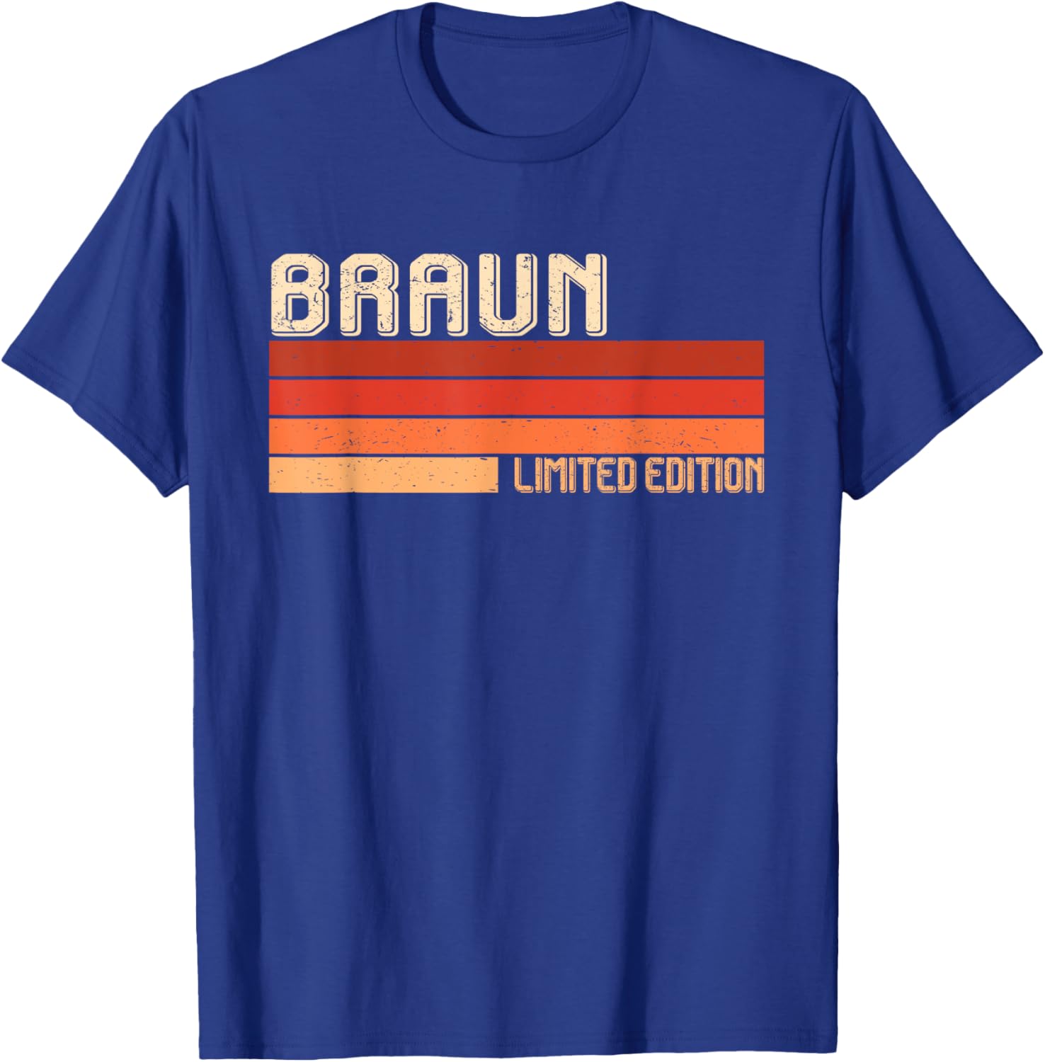 Personalized Retro Vintage BRAUN T-Shirt for Men - Stylish Casual Wear - 2