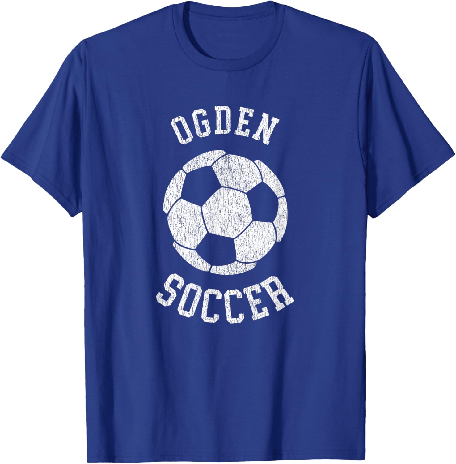 Ogden Soccer Retro Distressed 90's Vintage T-Shirt for Casual Style - 1