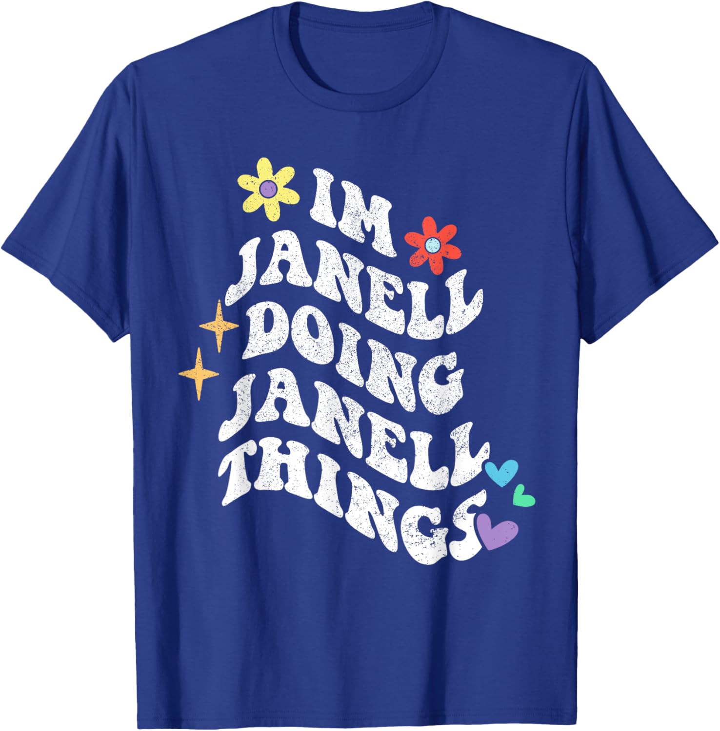 Funny Retro Groovy Janell T-Shirt for Moms - Unique Mother’s Day Gift - 6