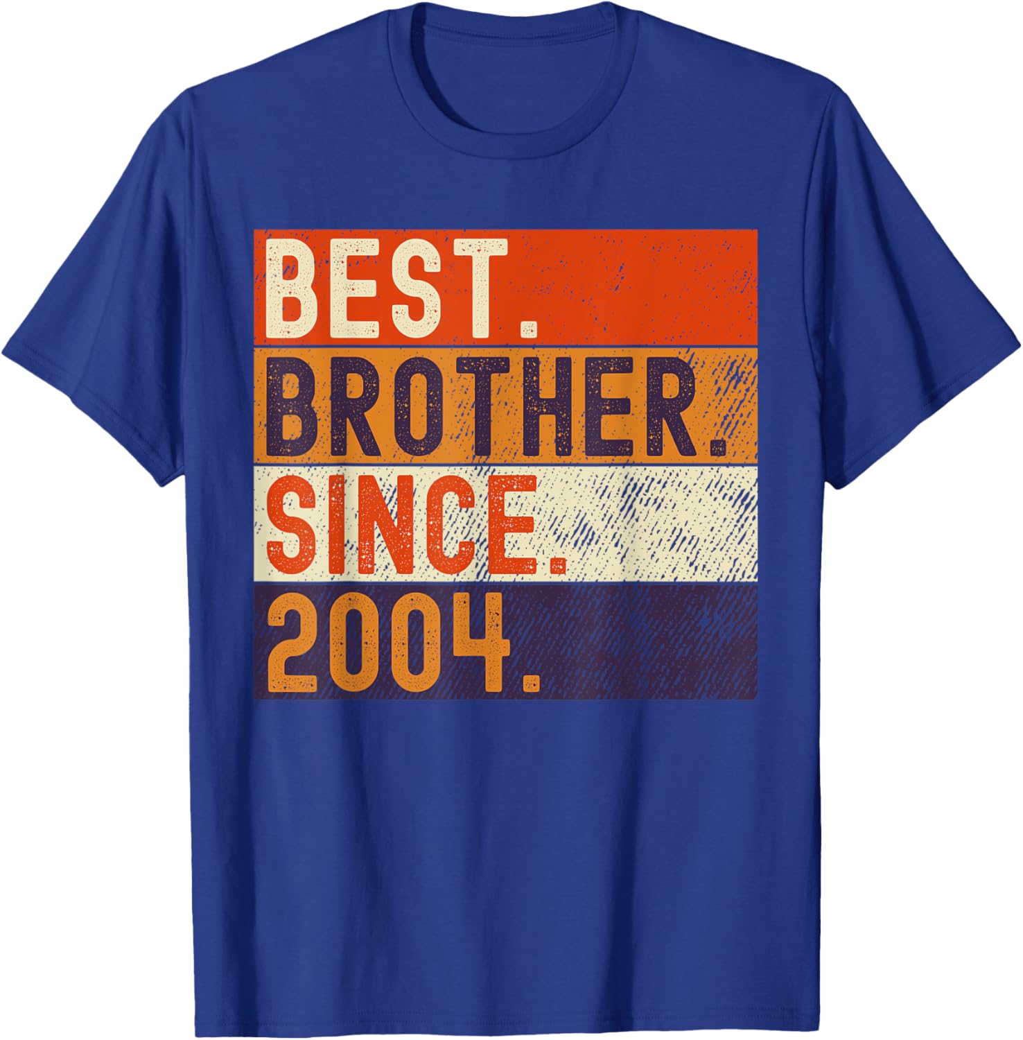 Vintage Best Brother Since 2004 Birthday T-Shirt for Family Celebrations - 2