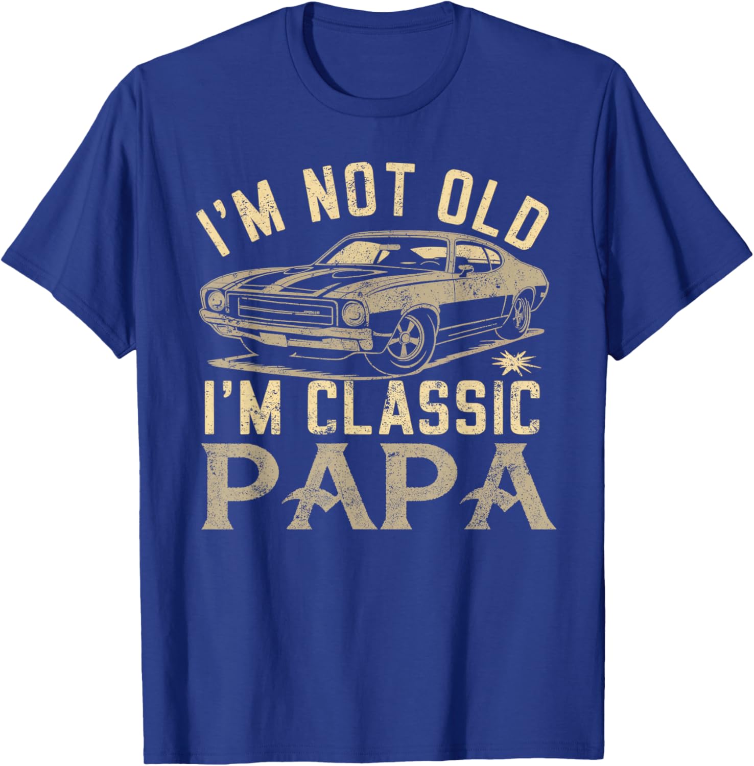 Funny Classic Papa T-Shirt - Perfect Fathers Day Gift for Dad - 18