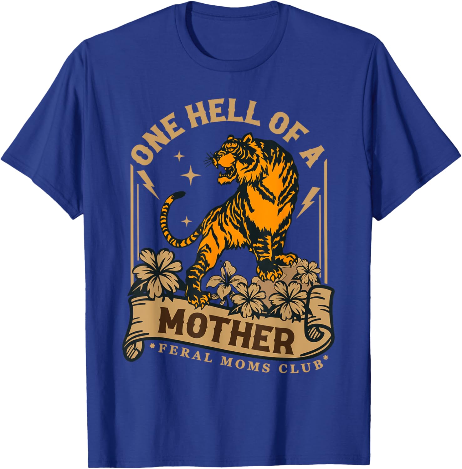 Feral Moms Club Tiger T-Shirt for Happy Mother's Day Celebration - 2