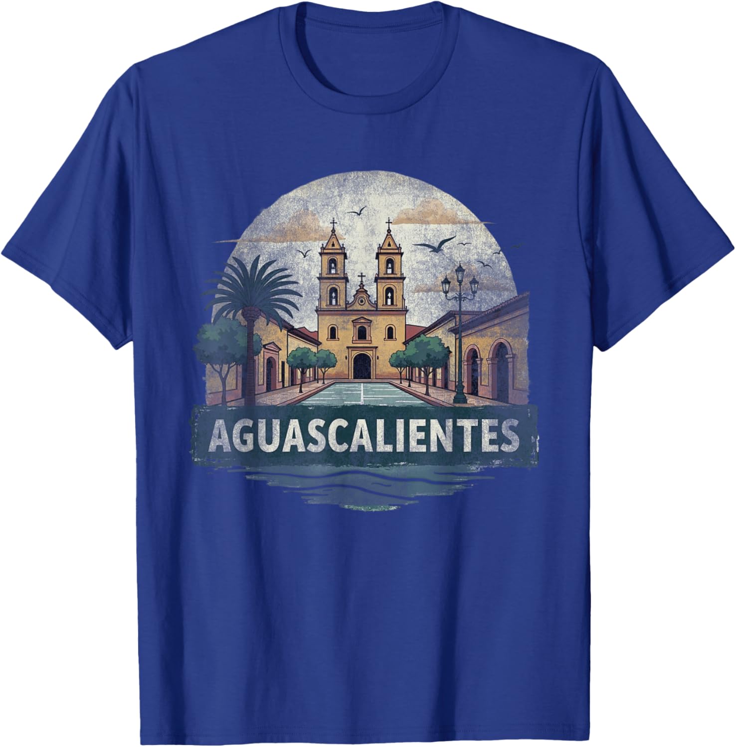 Retro Aguascalientes Landscape T-Shirt Vintage Travel Souvenir Gift - 19