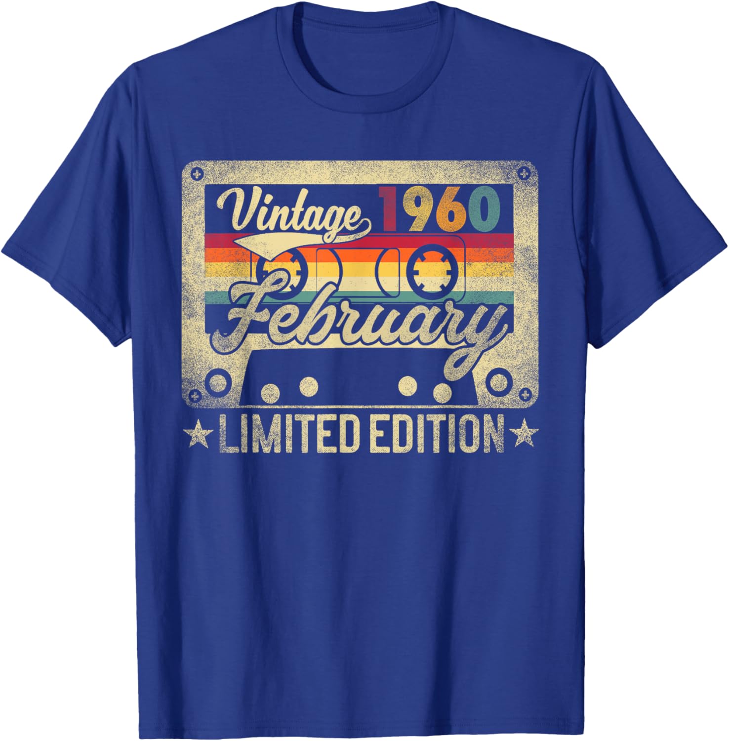 Funny Retro Vintage February 1960 Birthday T-Shirt for Nostalgic Celebrations - 22