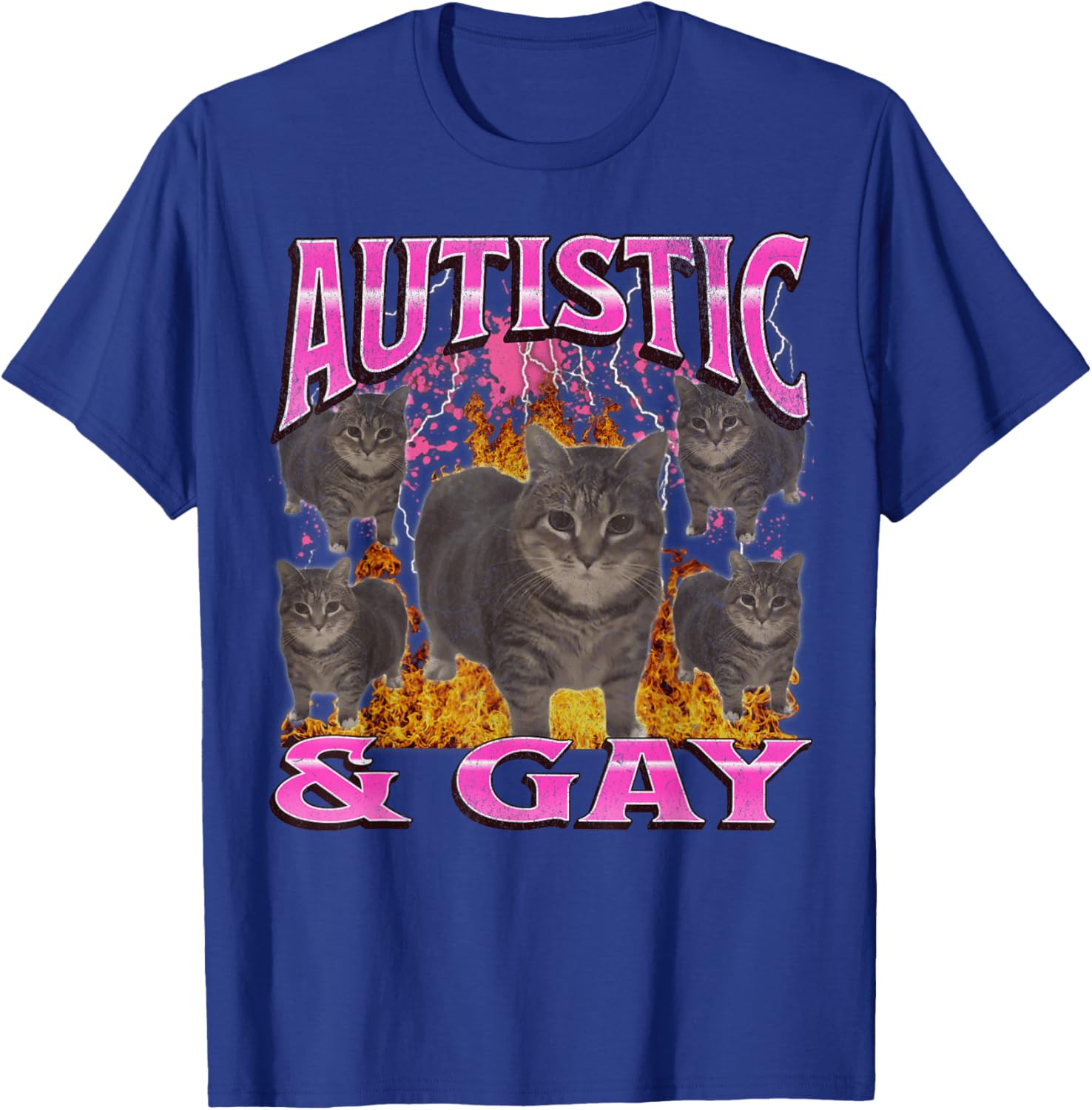 Funny Cat Meme T-Shirt for Autistic and Gay Pride Fans - Unisex Apparel - 10