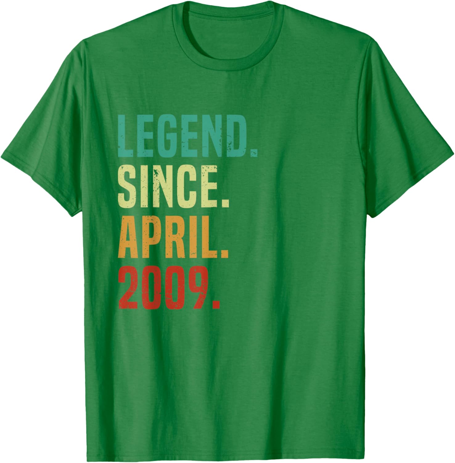 16 Years Old Legend Since April 2009 Birthday T-Shirt for Teens - 8