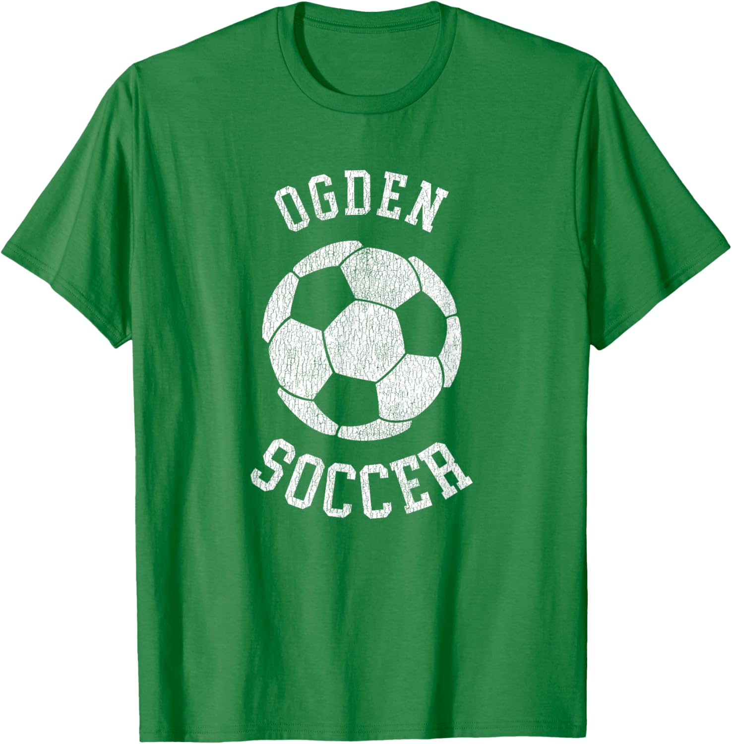 Ogden Soccer Retro Distressed 90's Vintage T-Shirt for Casual Style - 17