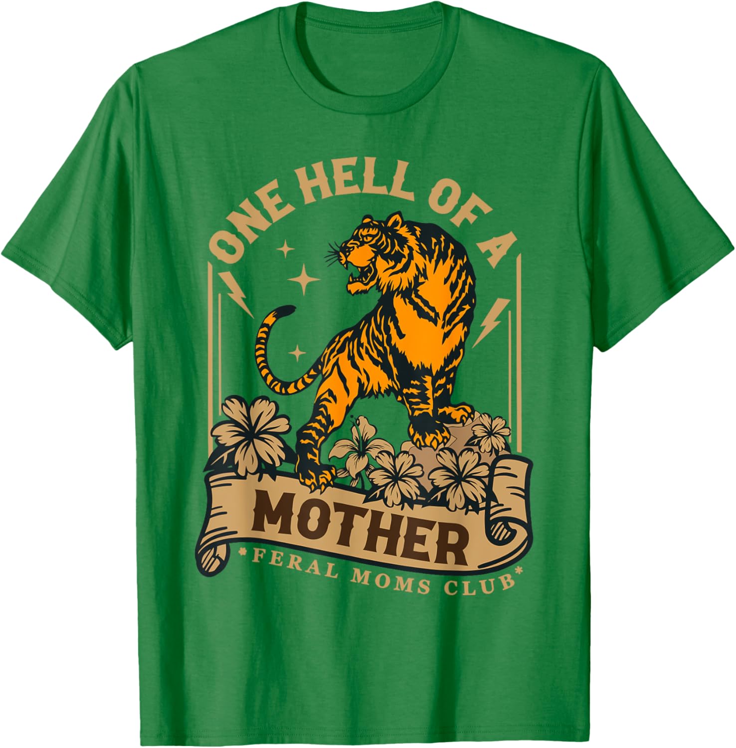 Feral Moms Club Tiger T-Shirt for Happy Mother's Day Celebration - 16