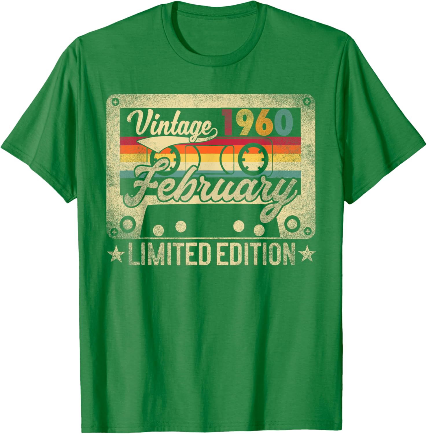 Funny Retro Vintage February 1960 Birthday T-Shirt for Nostalgic Celebrations - 19