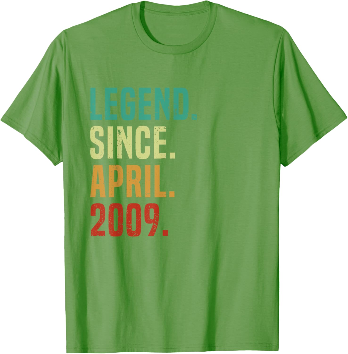 16 Years Old Legend Since April 2009 Birthday T-Shirt for Teens - 2