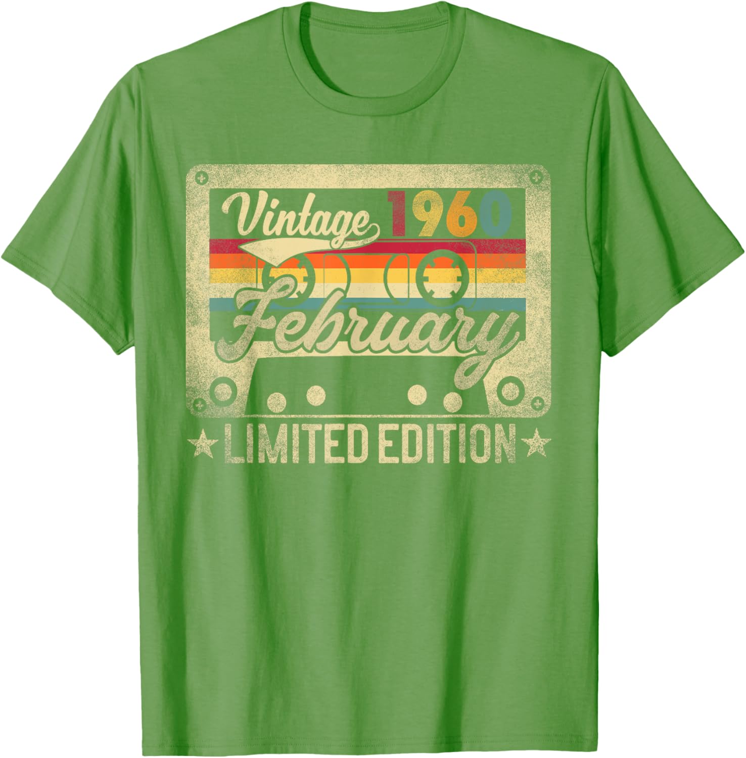 Funny Retro Vintage February 1960 Birthday T-Shirt for Nostalgic Celebrations - 14