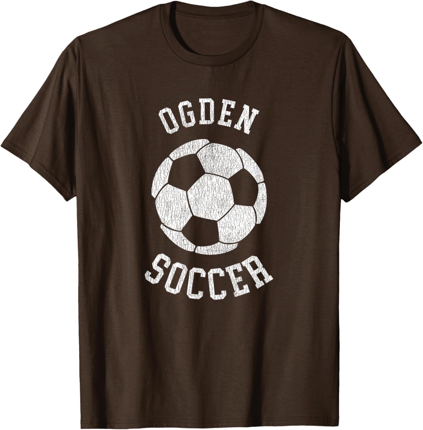 Ogden Soccer Retro Distressed 90's Vintage T-Shirt for Casual Style - 15