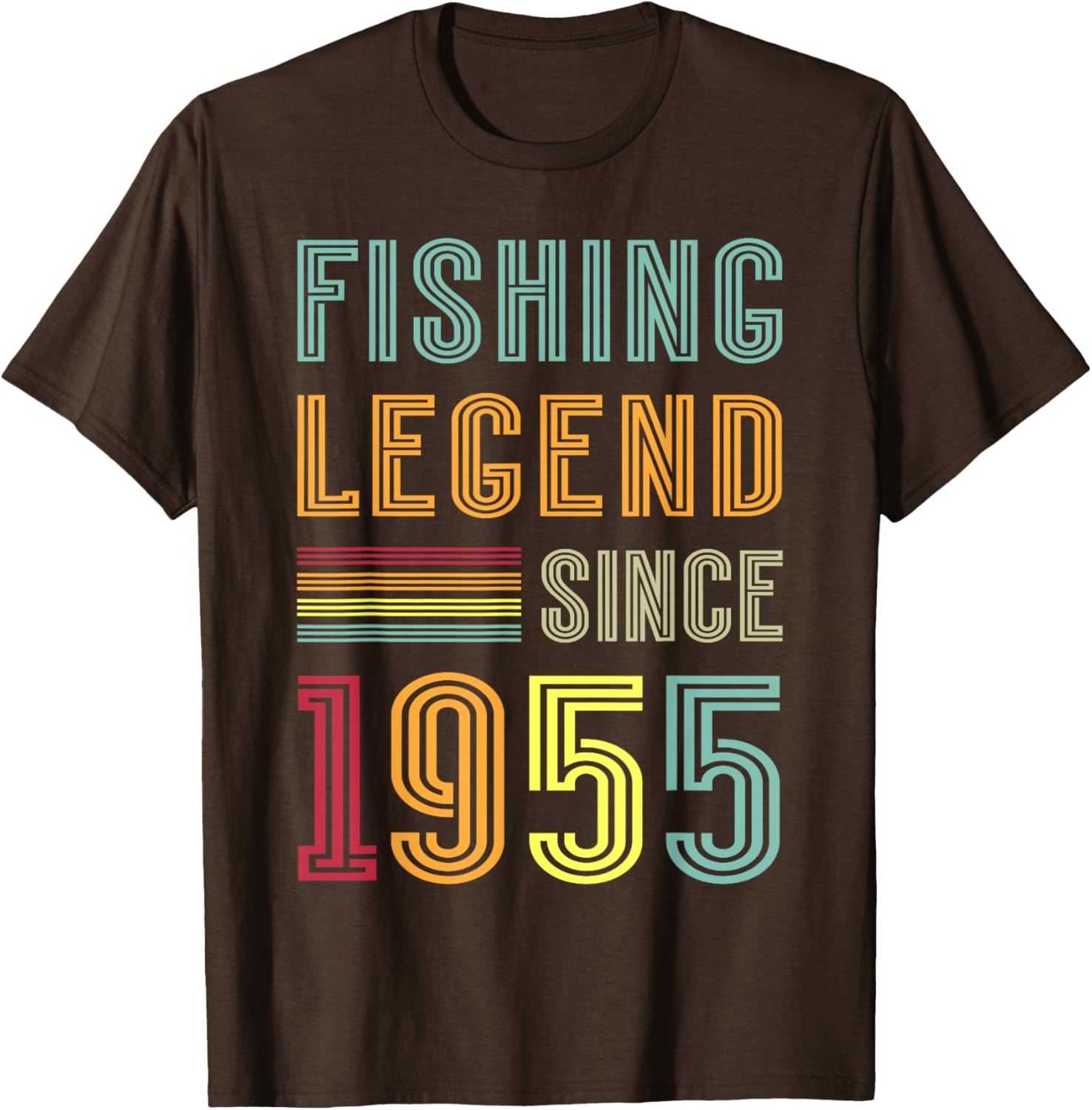 Retro Vintage 1955 Fisherman 70th Birthday T-Shirt for Fishing Lovers - 2