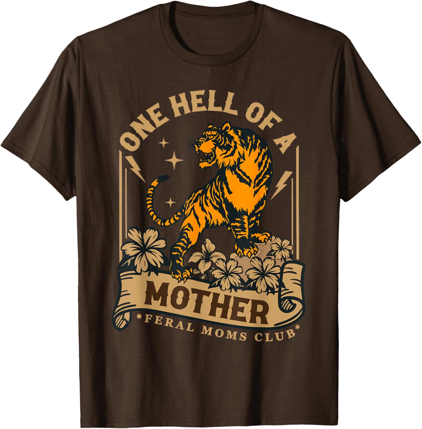 Feral Moms Club Tiger T-Shirt for Happy Mother's Day Celebration - 14