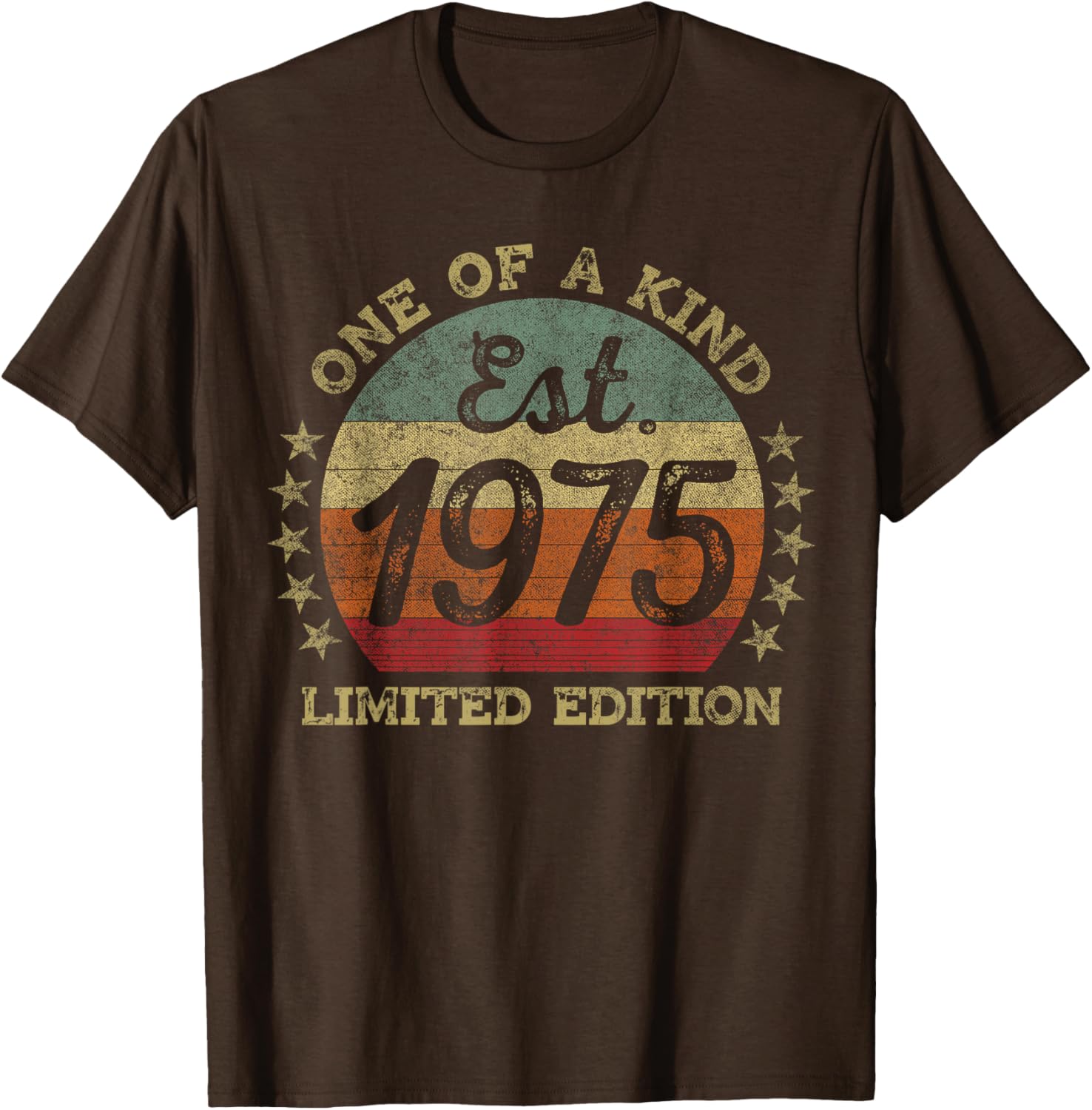 50th Birthday Limited Edition T-Shirt Est. 1975 for Celebrating Milestones - 1