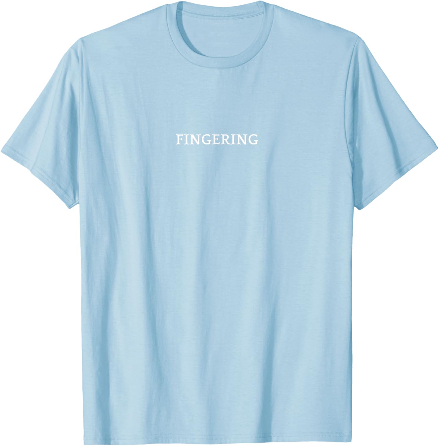 FINGERING English Word T-Shirt Stylish Apparel for Fun Fashion Enthusiasts - 4