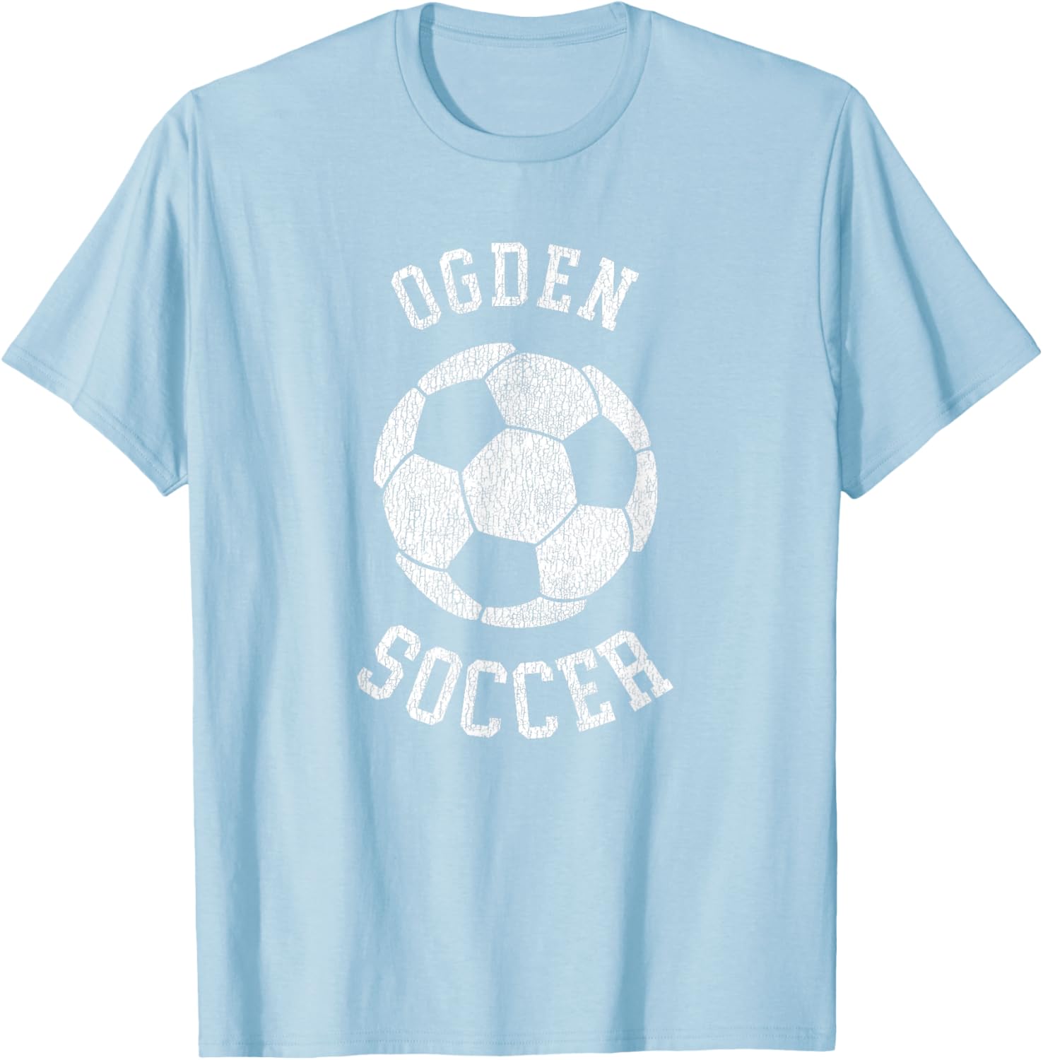 Ogden Soccer Retro Distressed 90's Vintage T-Shirt for Casual Style - 19