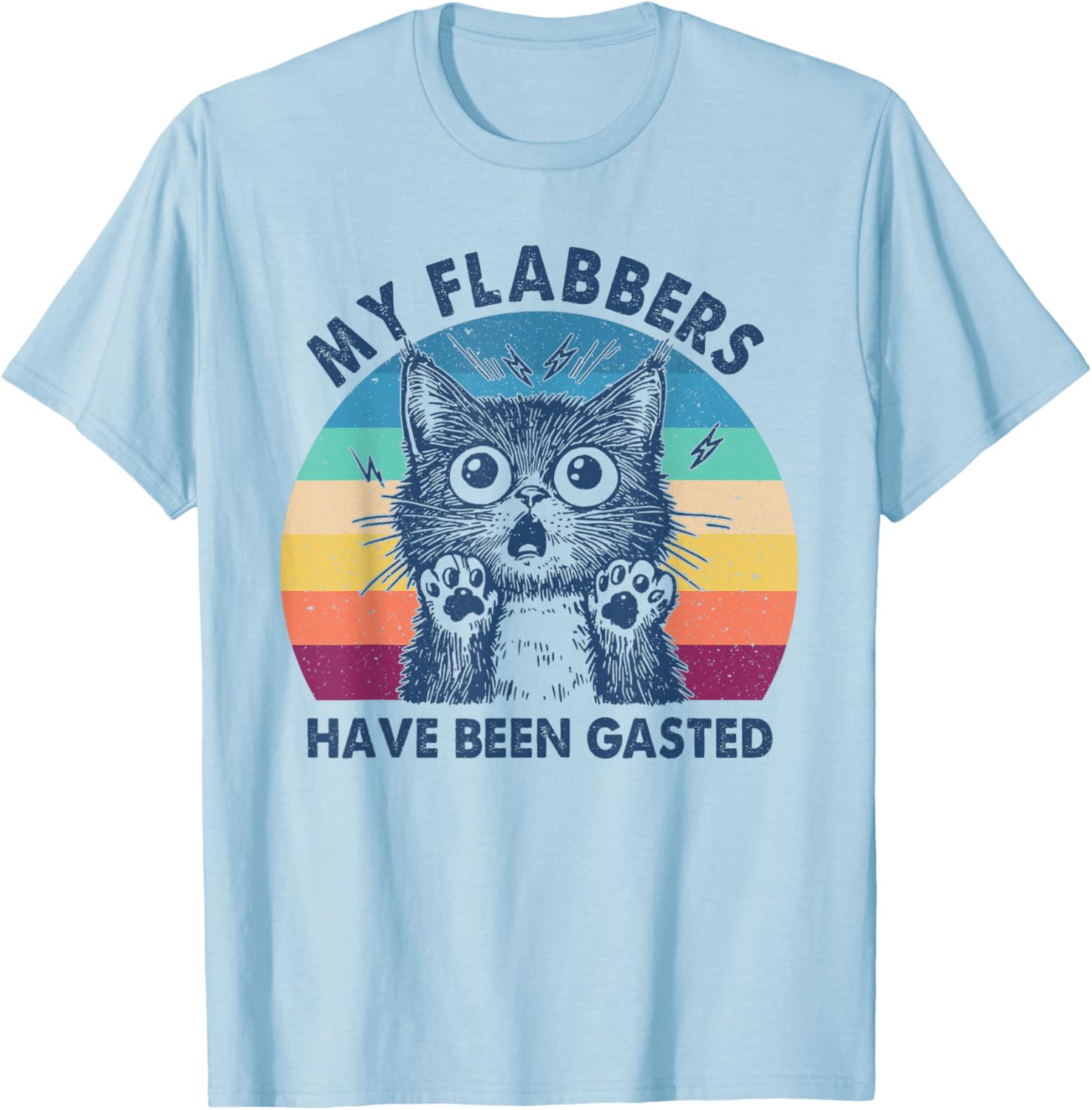 Flabbergasted Cat Meme T-Shirt for Men and Women - Funny Graphic Tee - 6