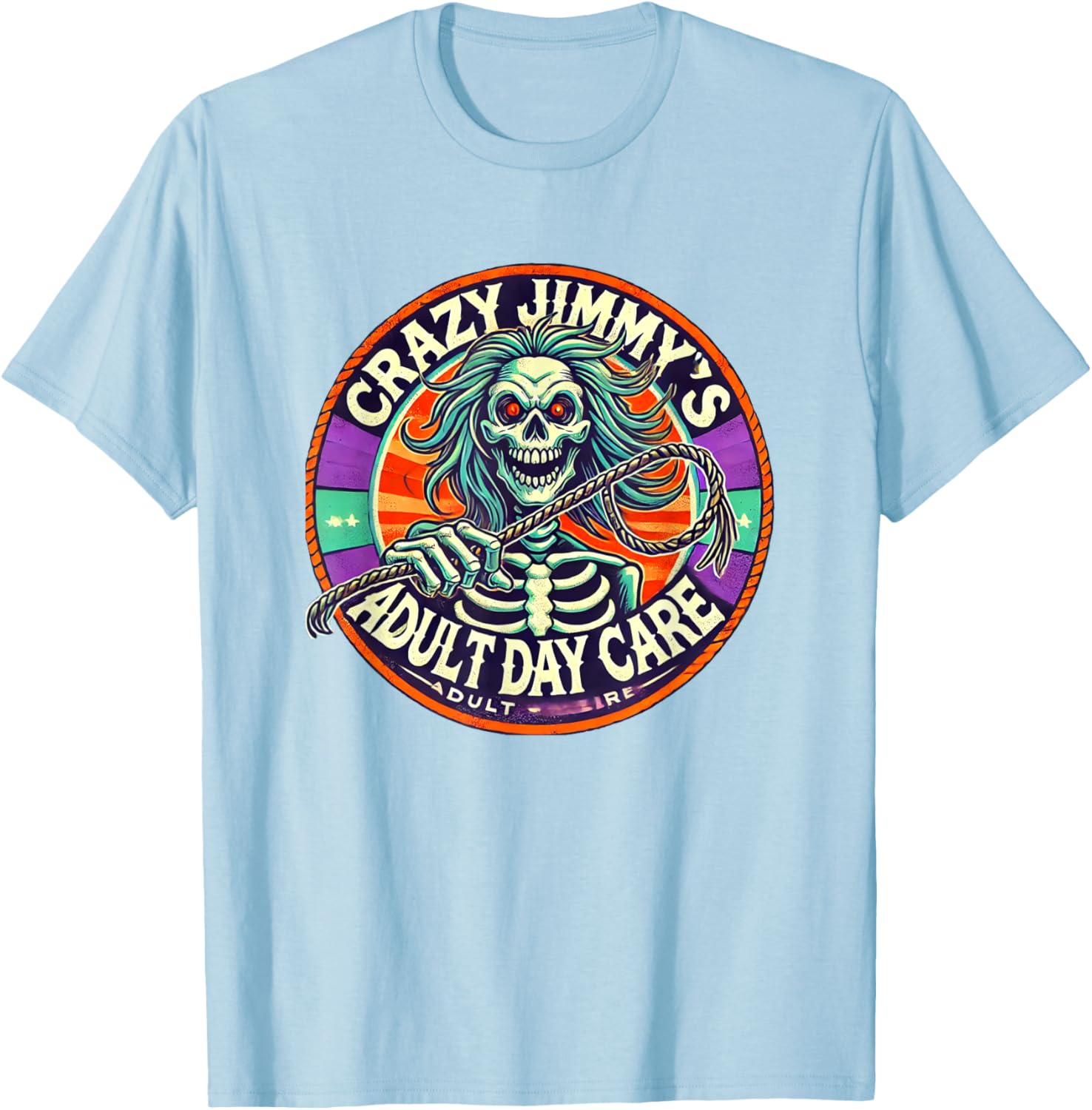 Crazy Jimmy's Funny Horror Halloween T-Shirt for Adults in Style - 5