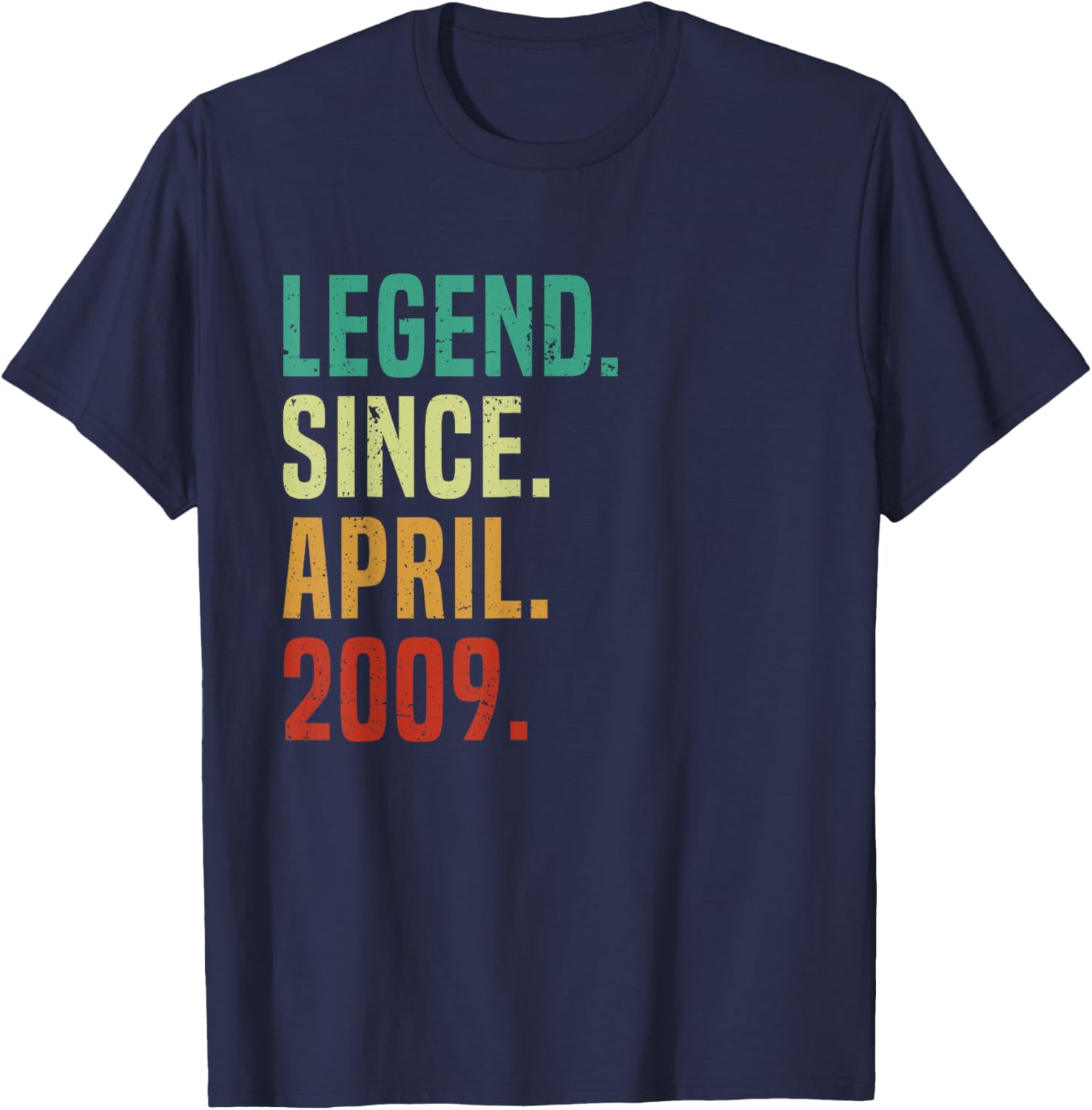 16 Years Old Legend Since April 2009 Birthday T-Shirt for Teens - 19