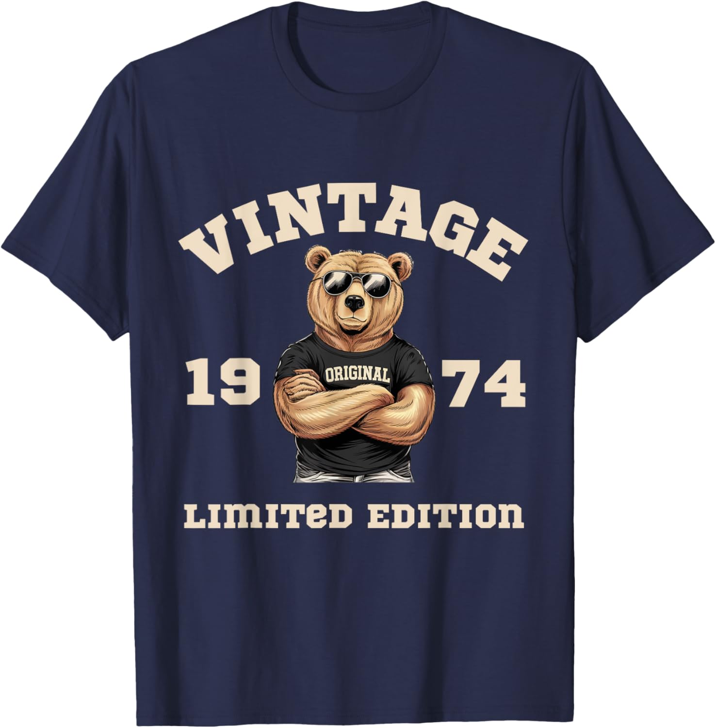Mens Vintage 51st Birthday Teddy Bear T-Shirt 1974 Gift Idea - 2