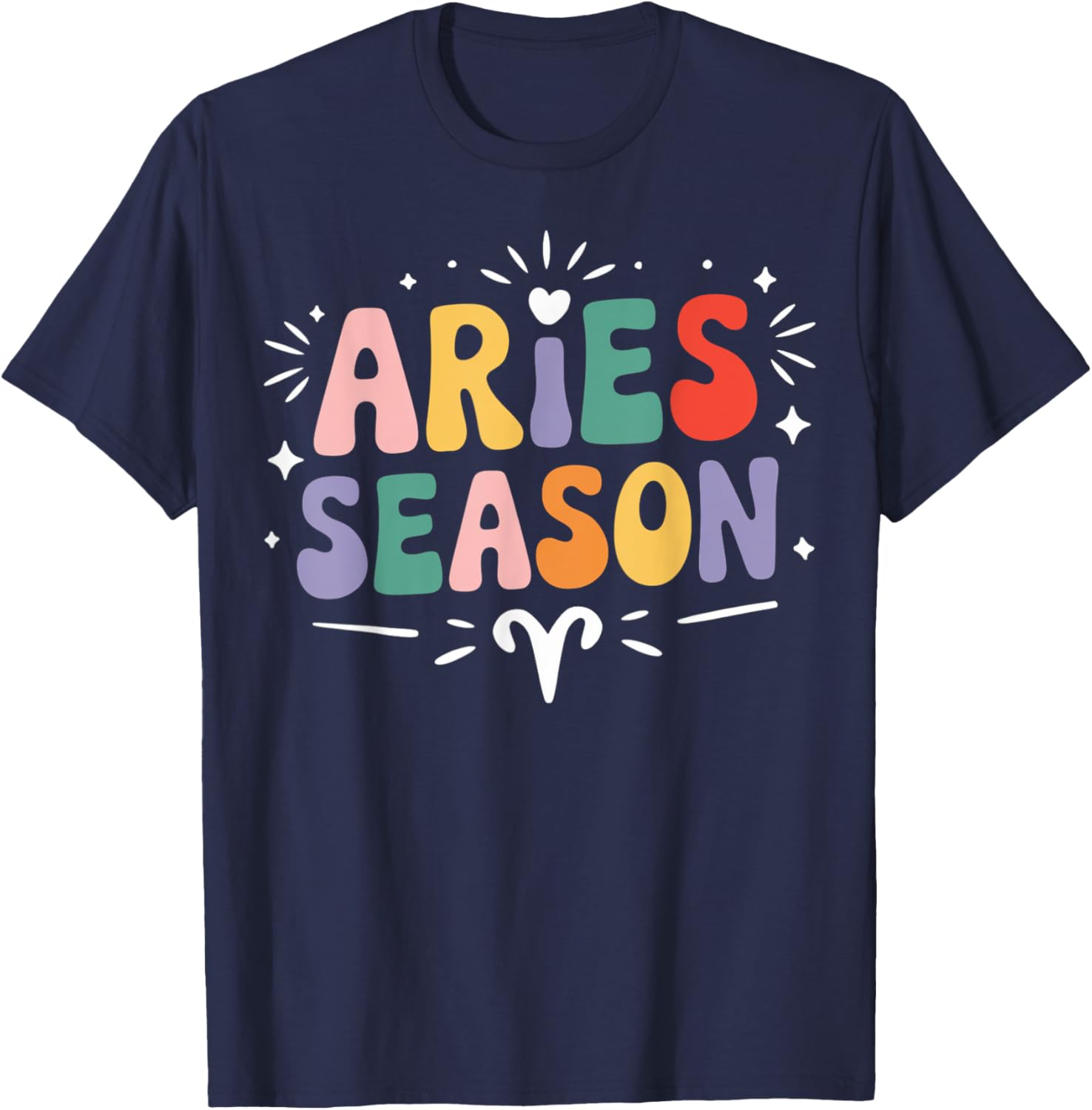 Vintage Aries Zodiac T-Shirt for March April Birthday Celebrations - 3