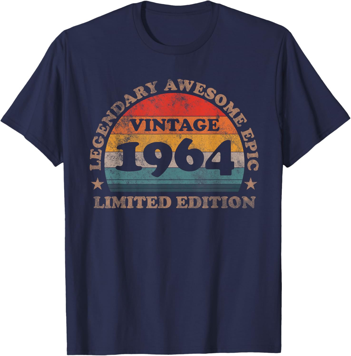 Vintage 1964 61st Birthday Limited Edition T-Shirt for Men and Women - 1