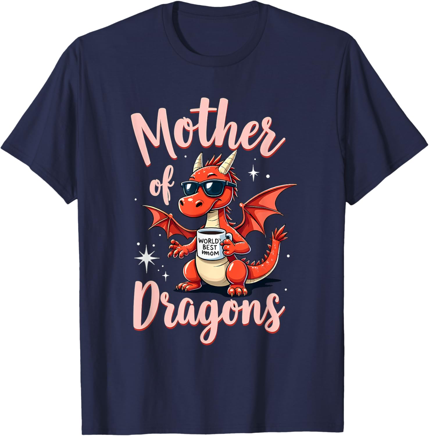 Mother's Day Gift Mother of Dragons T-Shirt for Proud Moms - 4