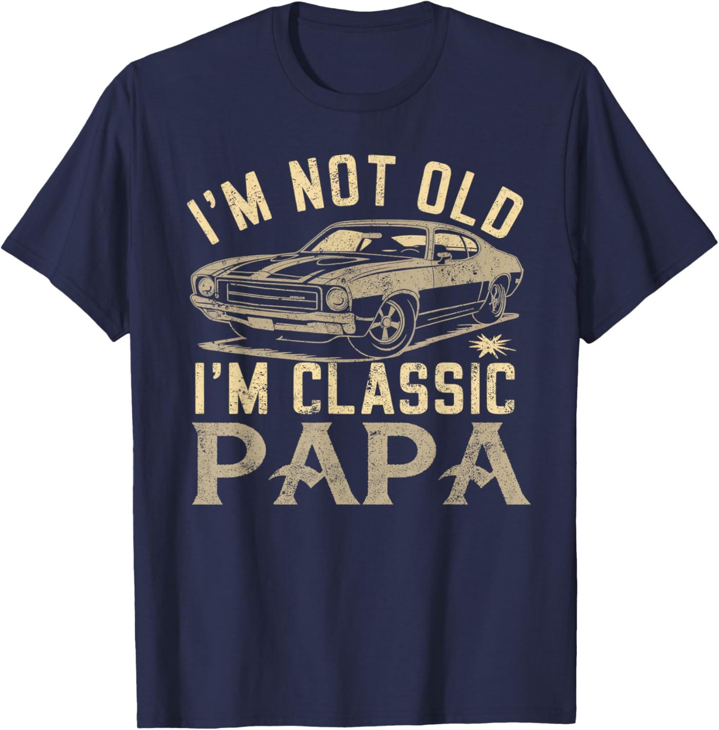 Funny Classic Papa T-Shirt - Perfect Fathers Day Gift for Dad - 17
