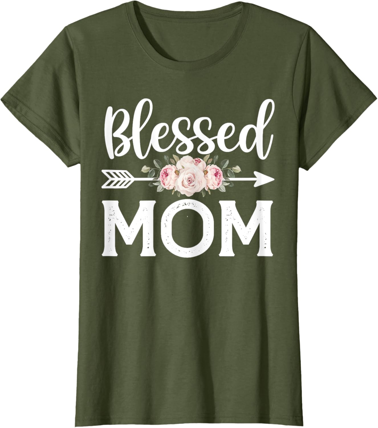 Floral Blessed to be Called Mom T-Shirt for Women – Perfect Mother's Day Gift - 14