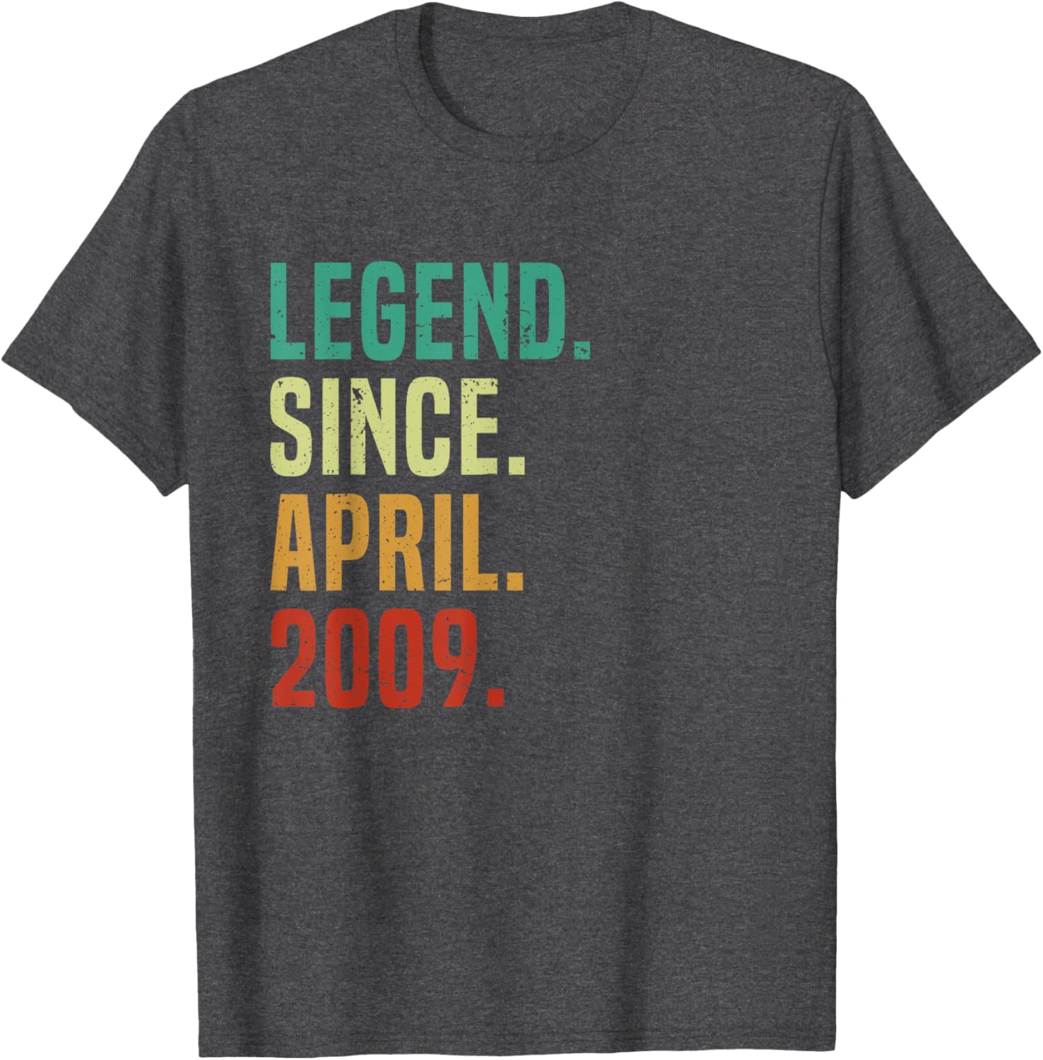 16 Years Old Legend Since April 2009 Birthday T-Shirt for Teens - 16